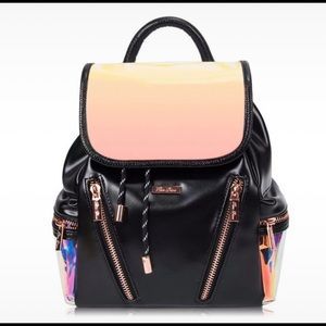 Holographic mini backpack